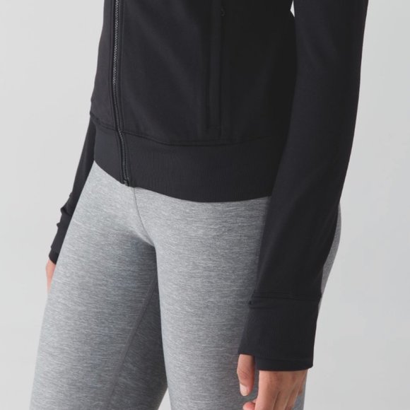 Lululemon Be Present Full-Zip Jacket, Black, Size 6 - Picture 4 of 8